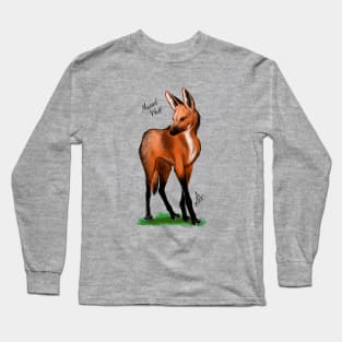 Maned Wolf Long Sleeve T-Shirt